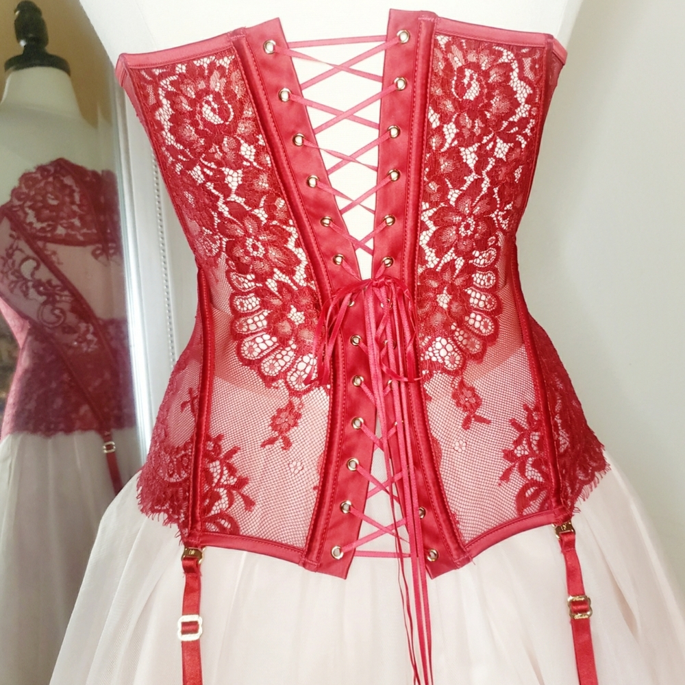 Honey Birdette Chloe Corset set - Picture 3 of 6